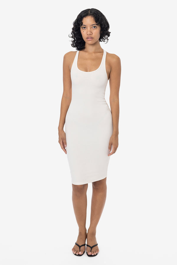 Los Angeles Apparel Heavy 2x1 Rib Racerback Dress