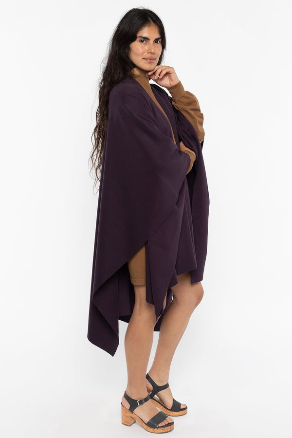 los angeles apparel Heavy Cotton Rib Poncho