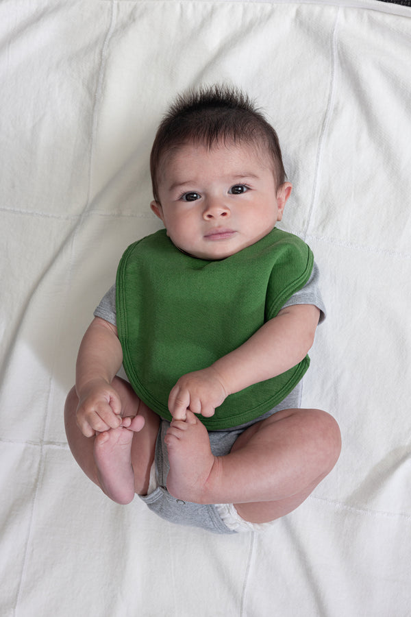 Los Angeles Apparel Heavy Fleece Baby Bib