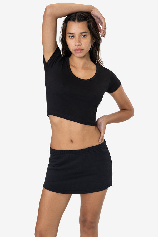 los angeles apparel Heavy Fleece Mini Skirt