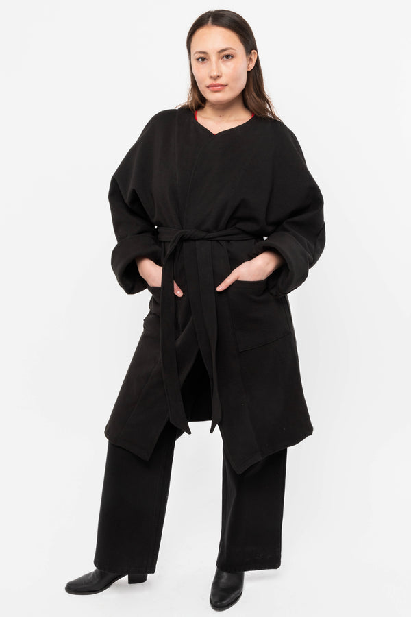 Los Angeles Apparel Heavy Fleece Wrap Coat