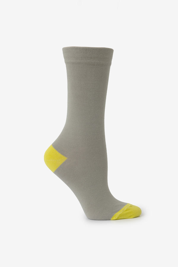 Los Angeles Apparel Heel And Toe Colorblock Sock