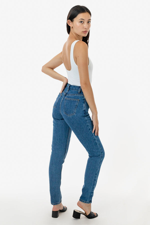Los Angeles Apparel High Waisted Tapered Jean