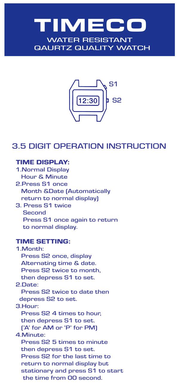 Los Angeles Apparel Highway Express Unisex Watch