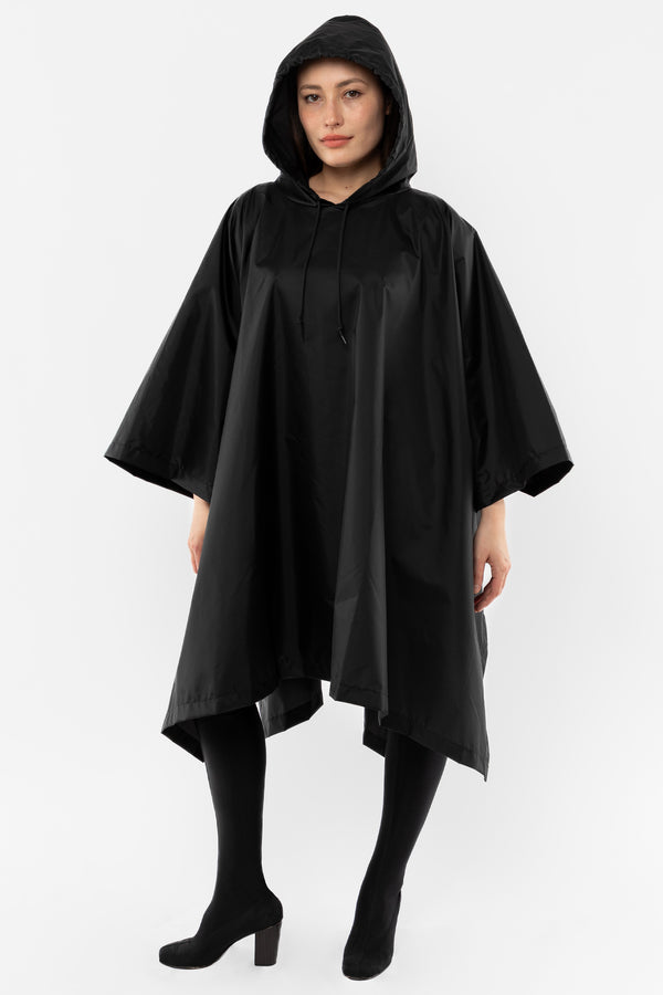 los angeles apparel Hooded Nylon Rain Poncho