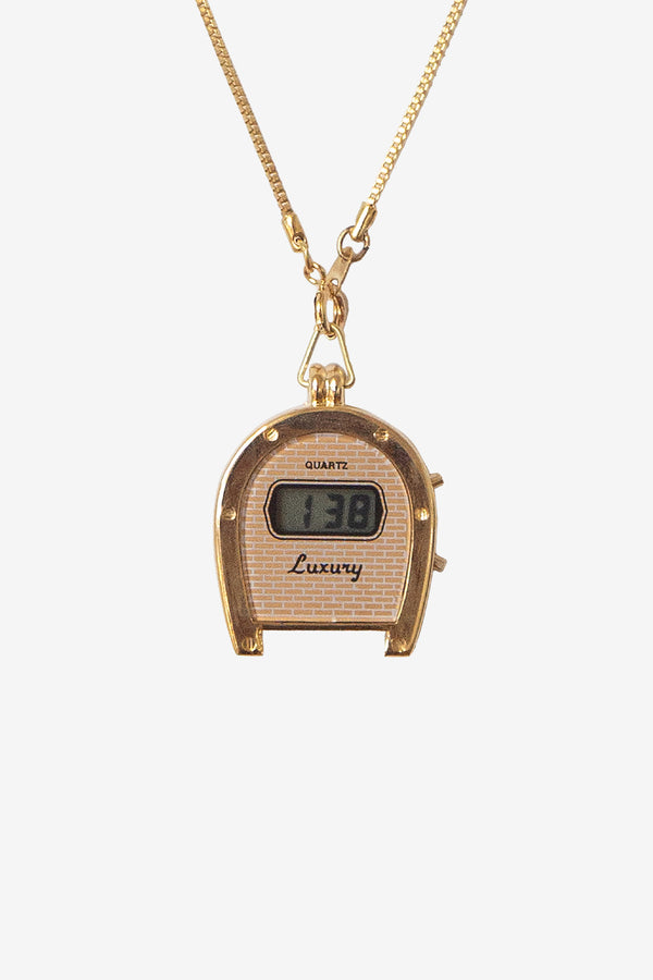 Los Angeles Apparel Horseshoe Necklace Watch