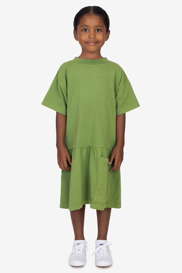 los angeles apparel Kids Heavy Jersey Dress
