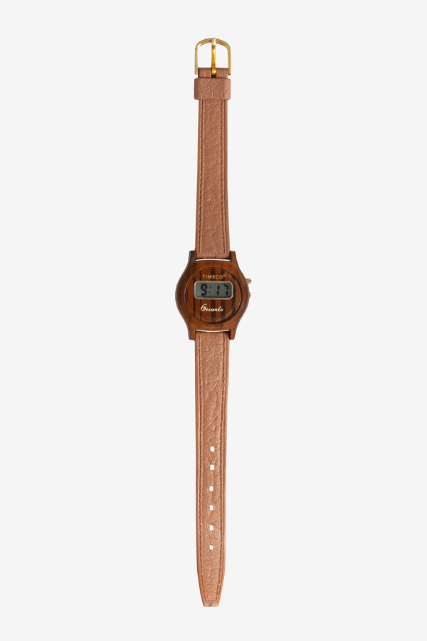 Los Angeles Apparel Ladies Wood Watch
