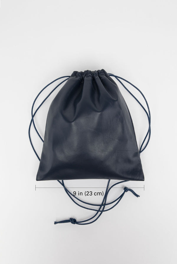 los angeles apparel Lambskin Drawstring Bag