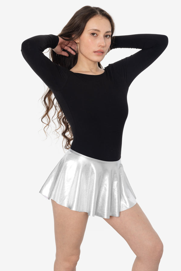 Los Angeles Apparel Lamé Circle Skirt