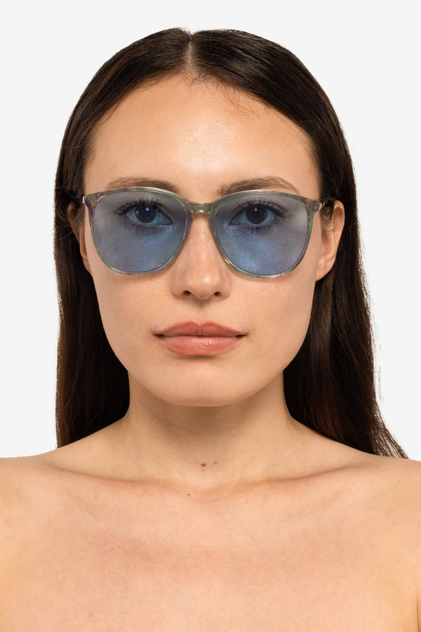 Los Angeles Apparel Langston Azure Sunglasses