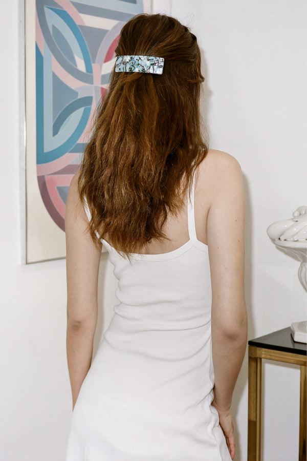 Los Angeles Apparel Large Rectangle Barrette