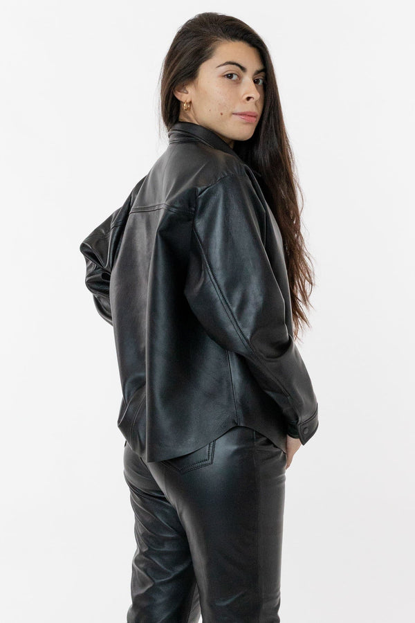 Los Angeles Apparel Leather Button Up