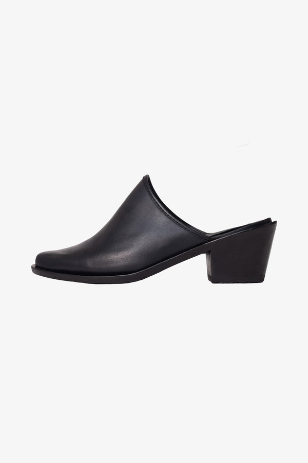 Los Angeles Apparel Leather Cowboy Mule