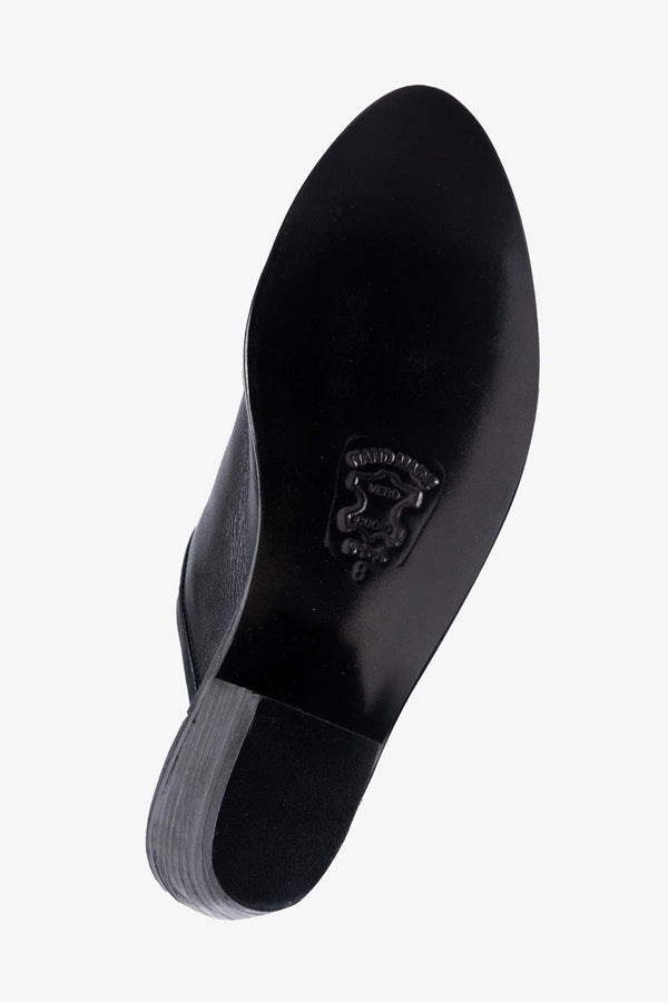 Los Angeles Apparel Leather Cowboy Mule