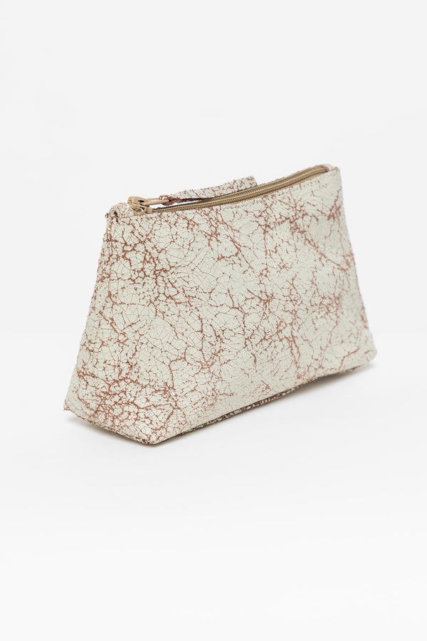 Los Angeles Apparel Leather Makeup Bag