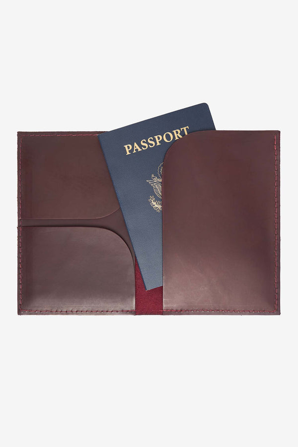 Los Angeles Apparel Leather Passport Wallet