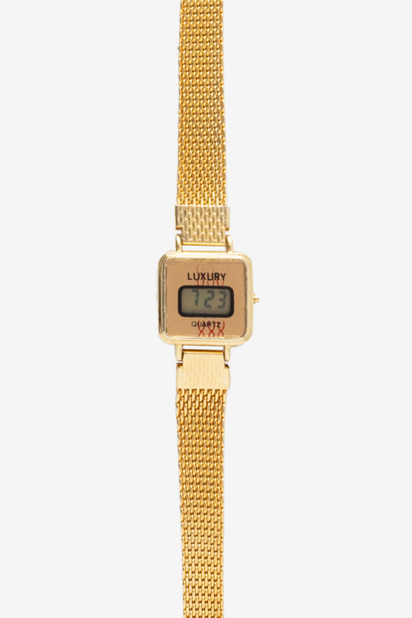 Los Angeles Apparel Little Gold Square Watch