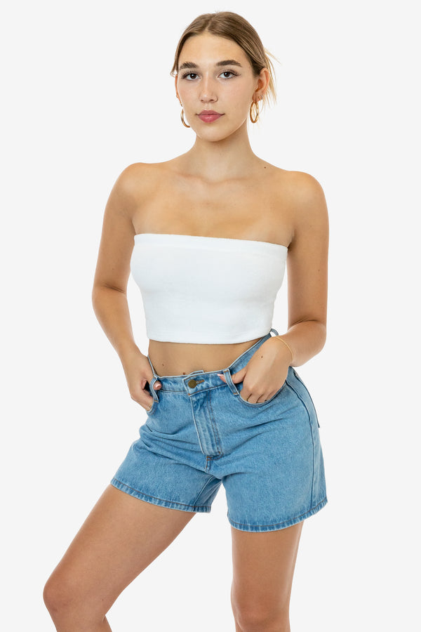 Los Angeles Apparel Loop Terry Tube Top
