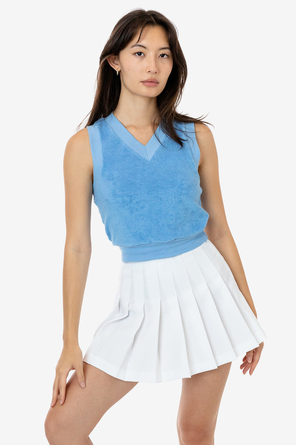 Los Angeles Apparel Loop Terry V-Neck Vest