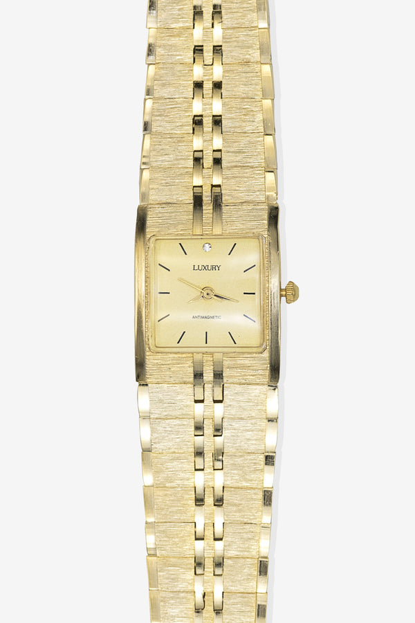 los angeles apparel Luxury Gold Watch