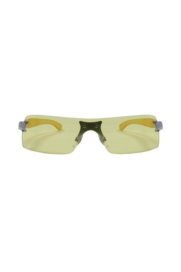 los angeles apparel Mammoth Yellow Sunglasses