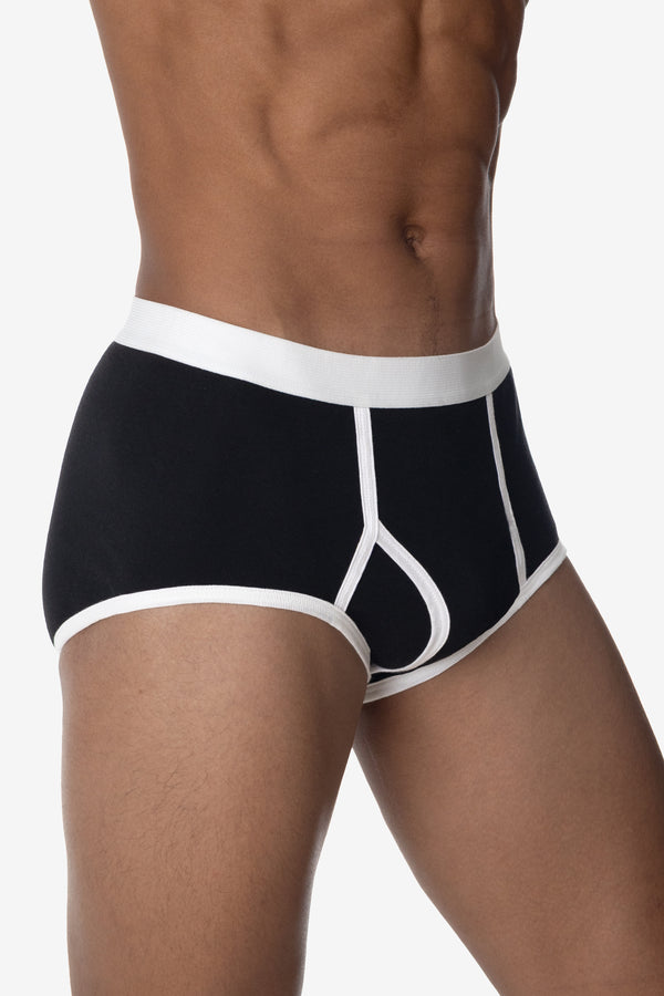 los angeles apparel Men's Baby Rib Brief