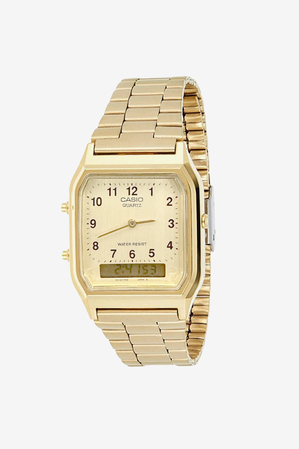 Los Angeles Apparel Men's Casio Classic Gold Watch