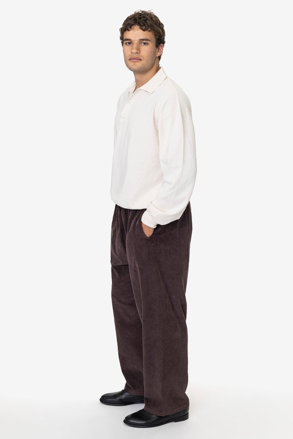Los Angeles Apparel Men's Corduroy Wide Leg Pant
