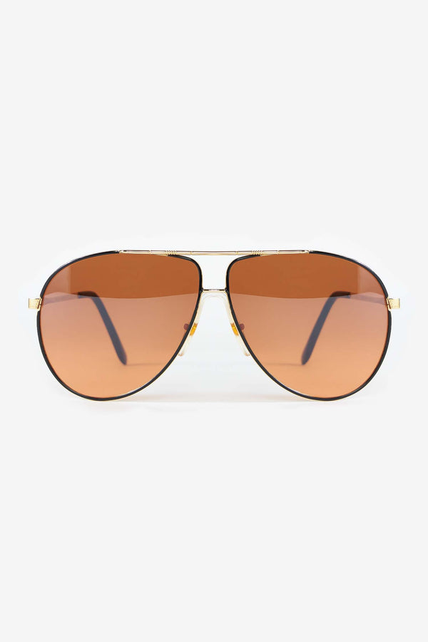 los angeles apparel Men's Metal Aviator Sunglasses