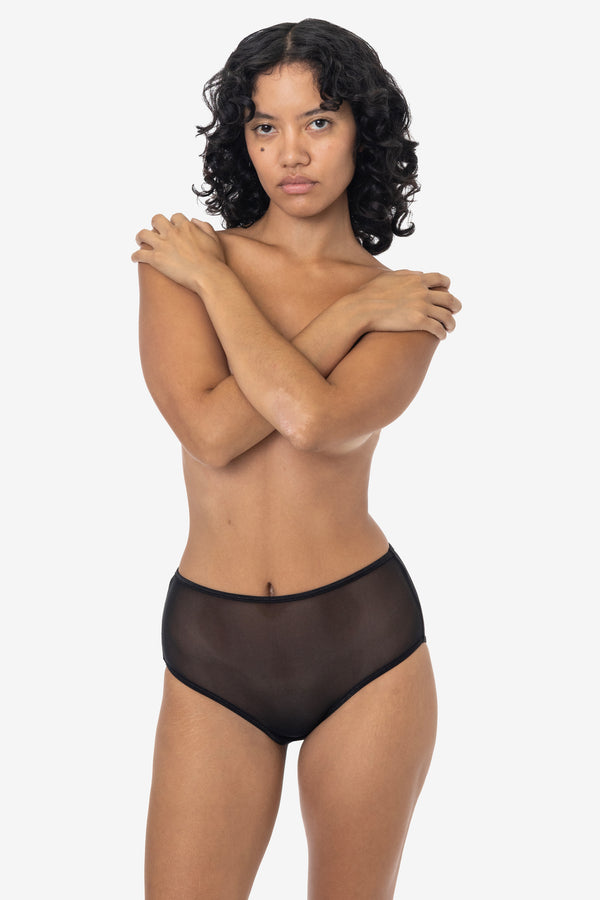 los angeles apparel Micro Mesh High Waist Panty