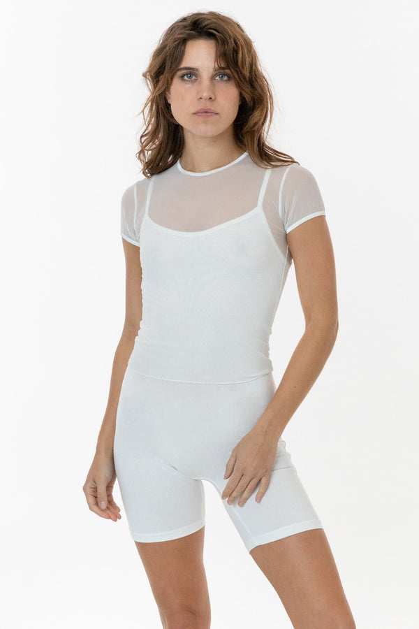 Los Angeles Apparel Micro Mesh Slinky Baby Tee