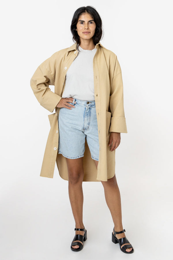 Los Angeles Apparel Mid Length Lab Coat