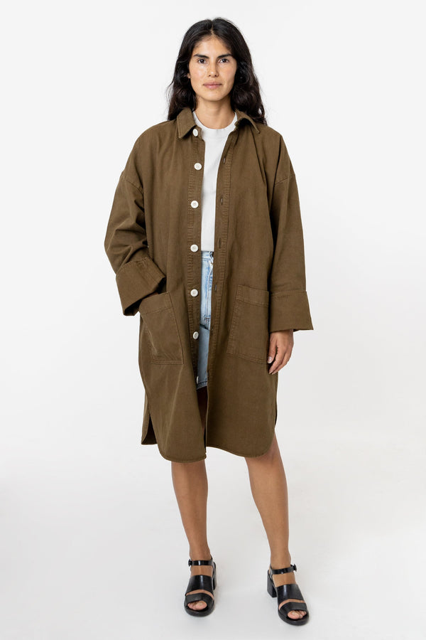 Los Angeles Apparel Mid Length Lab Coat