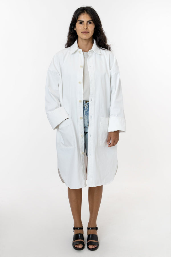 Los Angeles Apparel Mid Length Lab Coat