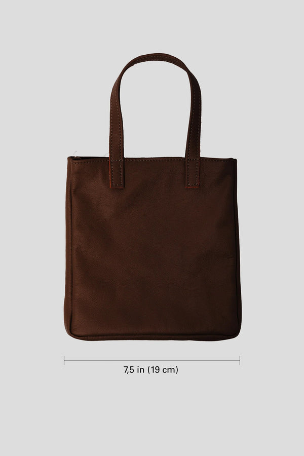 los angeles apparel Mini Leather Tote Bag