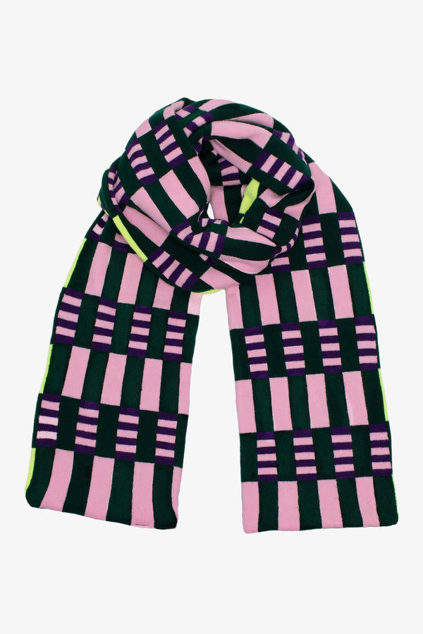 Los Angeles Apparel Misaligned Stripe Scarf