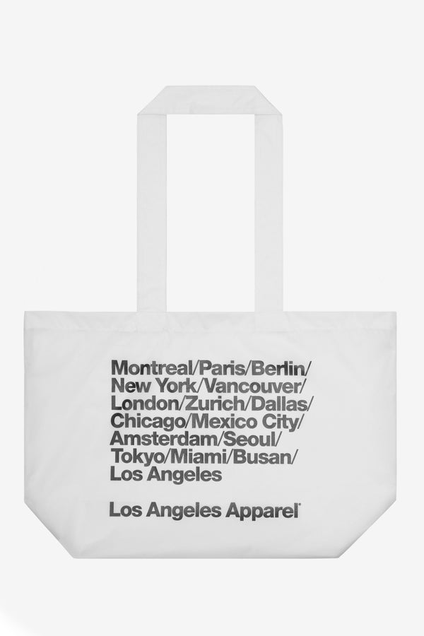 Los Angeles Apparel Nylon Cities Tote Bag