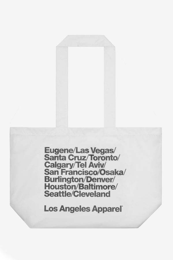 los angeles apparel Nylon Cities Tote Bag