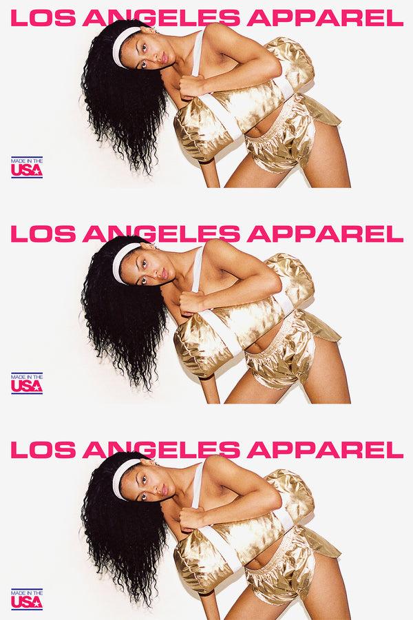 Los Angeles Apparel Nylon Foil Gym Bag