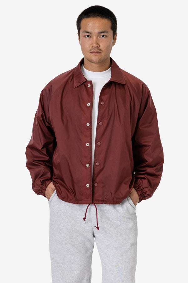 Los Angeles Apparel Nylon Raglan Coaches Jacket