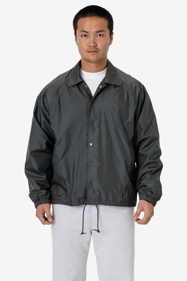 Los Angeles Apparel Nylon Raglan Coaches Jacket