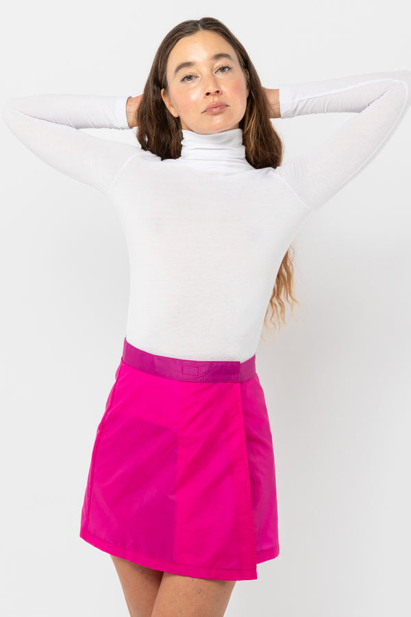 Los Angeles Apparel Nylon Wrap Skirt