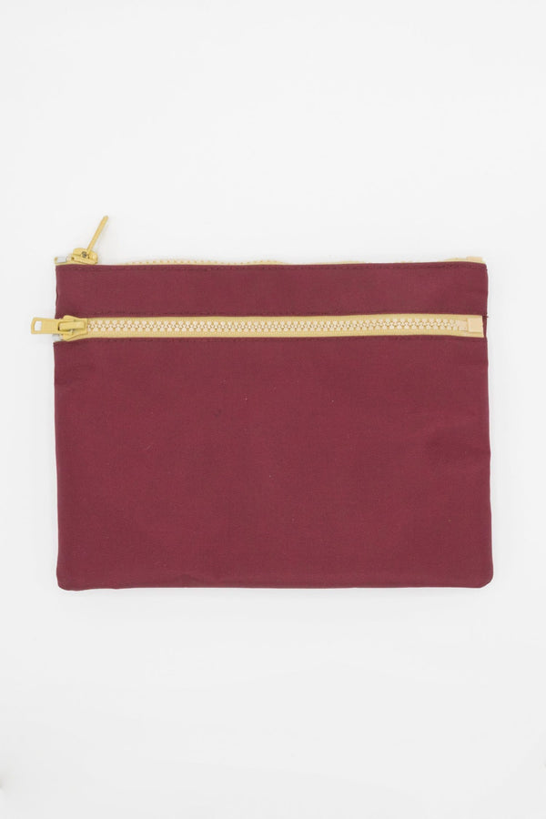 Los Angeles Apparel Nylon Zippered Pouch