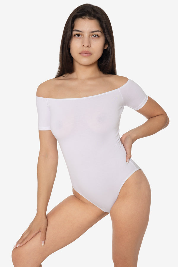 Los Angeles Apparel Off Shoulder Bodysuit