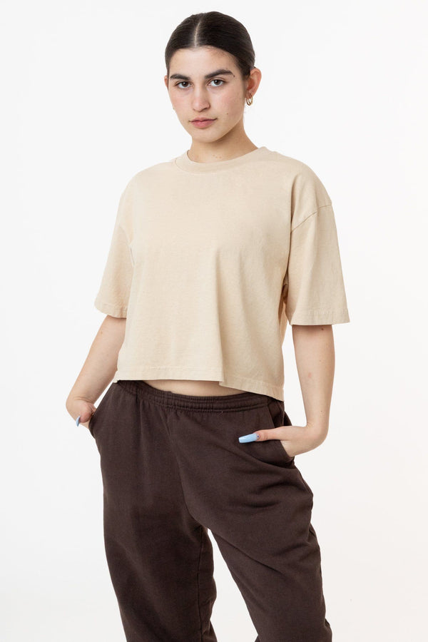 Los Angeles Apparel Oversized Crop Tee