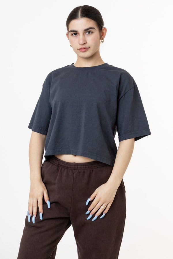 Los Angeles Apparel Oversized Crop Tee