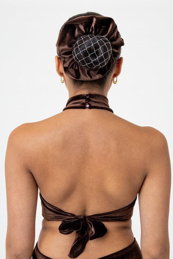 Los Angeles Apparel Oversized Velvet Scrunchie