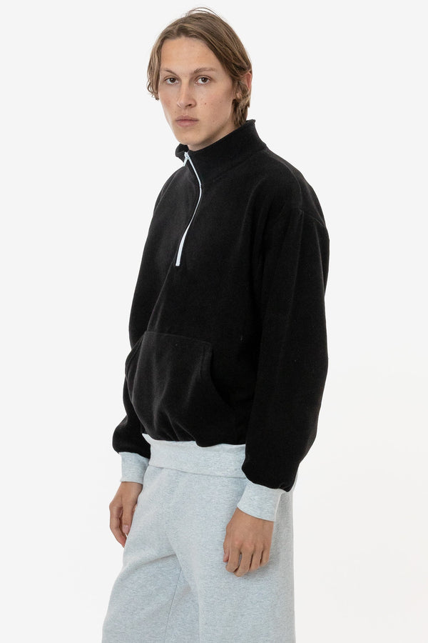 los angeles apparel Polar Fleece Half Zip Pullover