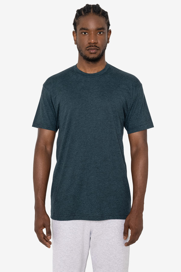Los Angeles Apparel Poly-Cotton Crew Neck T-Shirt